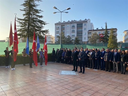 10 Kasım Atatürk'ü Anma Günü Programı İlçemizde Gerçekleştirildi