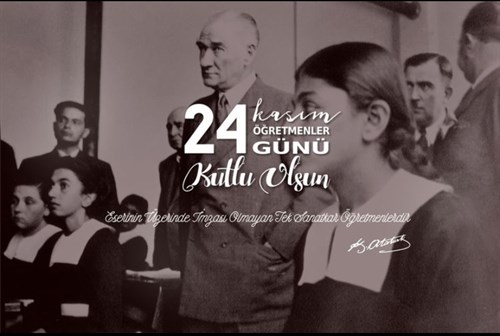 24 Kasım Ögretmenler Günü Mesajı